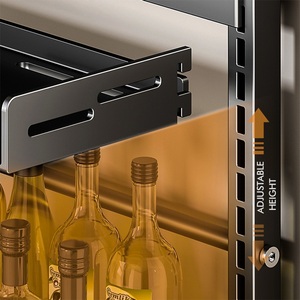 Organiseur d'<span class=keywords><strong>épices</strong></span> de comptoir de cuisine <span class=keywords><strong>à</strong></span> 2 niveaux en métal réglable en hauteur, <span class=keywords><strong>étagère</strong></span> de comptoir antirouille avec porte-couteaux pour garde-manger - Product Image 3