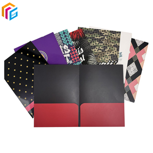 Bìa Đựng Tài Liệu Văn Phòng Mờ In Tùy Chỉnh Bìa Cứng Bìa Cứng Giấy Bìa Cứng Màu Đen Có Logo Điểm UV - Product Image 5