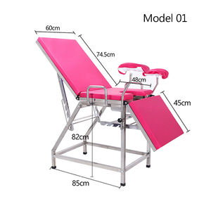 Kursi Pemeriksaan Ginekologi Perabot Rumah Sakit Kursi Perawatan Ginekologi dari Baja untuk Klinik dan Rumah Sakit Wanita - Product Image 2