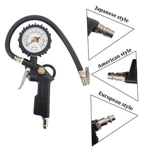 Pistolet de gonflage de pneus avec manomètre, affichage du pression sur le cadran, système de verrouillage de valve, operabilité simplifiée - Product Image 1