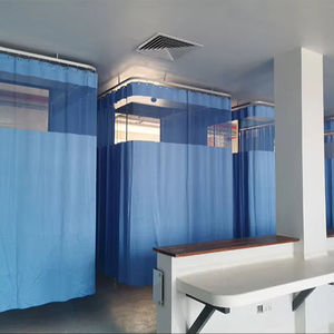 Rail de rideau d'hôpital en forme de U avec crochet en S, accessoires de rail de rideau d'hôpital courbé, suspension au plafond - Product Image 2