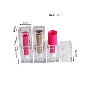 หลอดลิปสติก TM-LP4545 3 กรัม ทรงนาฬิกาทราย เส้นผ่านศูนย์กลาง 12.1 มม. แบบเอวบาง พร้อมเกลียว สำหรับบรรจุลิปสติก - Product Image 6