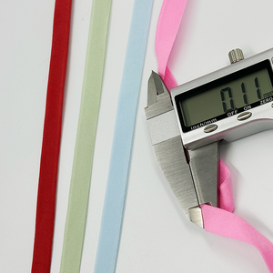 0001-10 chất lượng cao tùy chỉnh Nylon <span class=keywords><strong>Spandex</strong></span> 1.0cm phẳng cạnh quần áo có thể gập lại liền mạch cạnh đàn hồi ban nhạc Webbing - Product Image 2