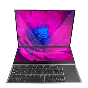 High speed gaming laptop hot selling dual-screen laptop Windows11 core i7 10750H laptop computer for 3D MAX design use