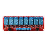Module de relais 5V/12V/24V avec isolation optocoupleur, 8 canaux, déclenchement par niveau haut/bas, compatible avec les projets DIY Arduino Raspberry Pi