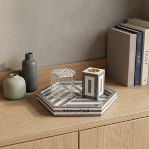 Brûleur à Bakhoor décoratif en résine incrustée, brûleur d'encens au bois de santal avec boîte en résine/MDF/acrylique, décoration pour la maison et les événements, boîte à Oud, Mubkhar - Product Image 1