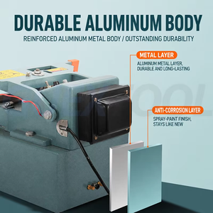 Machine de thermoscellage pneumatique automatique à cadre en aluminium, chauffage double face, longueur de scellage 450 mm, 1200 W haute puissance pour papier - Product Image 3
