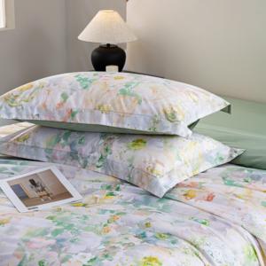 Bán buôn Chất lượng cao Patterned in ấn phù hợp với <span class=keywords><strong>Comforter</strong></span> phòng tắm bộ đồ giường nữ hoàng tấm Set - Product Image 2