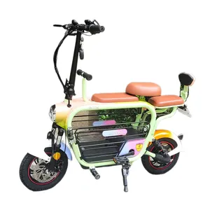 2024 Opvouwbare Mini Elektrische Scooter Opvouwbare E Fiets Handig Kleine Pet Car Mini Elektrische Scooter Fiets