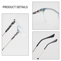 Modische Blaulichtfilter-Brille mit Flachgläsern für Damen, Schlichte Optische Brille, Trendige Großrahmen-Brille für Herren 2026