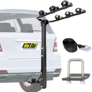 Adjustable Foldable 110 Lbs Trunk Suv Rear Mounted Custom Design Car Cycle Bicycle Carrier 3 Bike Hitch Rack