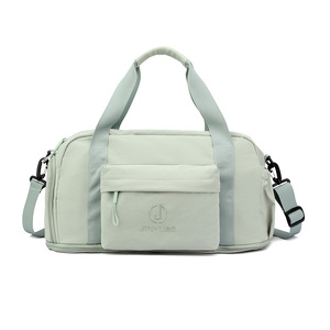 Custom Logo Simple Sporty Duffel Bag Lightweight Single-shoulder Bag Hand-carry Short-distance for Travel - Product Image 5