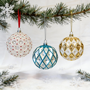 <span class=keywords><strong>Boule</strong></span> <span class=keywords><strong>de</strong></span> Noël en verre personnalisable <span class=keywords><strong>de</strong></span> haute qualité, couleurs assorties, ornement suspendu, décoration <span class=keywords><strong>de</strong></span> fête, cadeau, directement <span class=keywords><strong>de</strong></span> l'usine - Product Image 1
