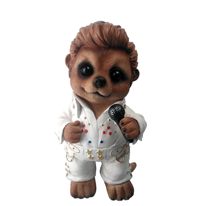 Statuetta Meerkat Solider in resina di alta qualità OEM personalizzata - Product Image 2