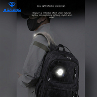 Sac à dos ergonomique avec design réfléchissant OEM, imperméable, grande capacité, multi-poches, sac à dos pour le campus, sac à dos pour le lycée