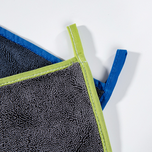 Microfibra Auto Care Detailing Cloth Singe Face Large Twisted Loop Superabsorción Bound Edge Limpieza de automóviles Lavado Toalla de secado - Product Image 6