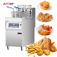 Friteuse électrique à cylindre unique pour frites, équipement commercial pour restaurants et traiteurs