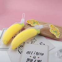 Prix direct usine 2025 – Vente en gros de balles anti-stress en forme de banane remplies de sable, jouets sensoriels à presser pour enfants