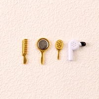 Miniatures en résine pour maison de poupée : accessoires de salle de bain et de toilettage faits main pour le bricolage