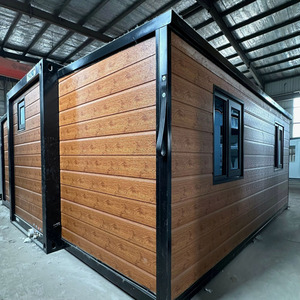 <span class=keywords><strong>Chalet</strong></span> de vacances en acier extensible <span class=keywords><strong>à</strong></span> ailes bilatérales coulissantes vers l'extérieur avec terrasse - Product Image 3