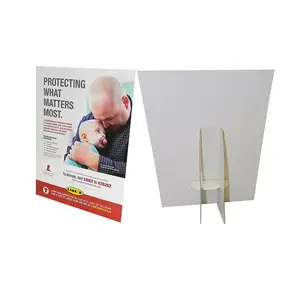 Custom A4 Size Tabletop Signs - Pvc Foam Board With Paper Stand - Buy A4 Tabletop Signs Business Signs For Tradeshow Tables