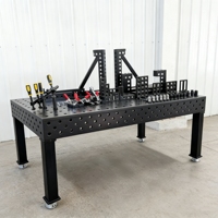 Table de soudage modulaire de précision 3D, surface de travail nitrurée, aucune alimentation électrique requise, station de fixation de soudage sur mesure