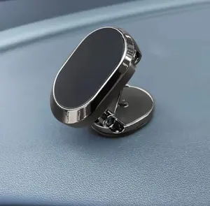 새로운 디자인 360 도 알루미늄 합금 자동차 대시 보드 자기 전화 마운트 홀더 휴대용 접이식 자기 자동차 전화 홀더