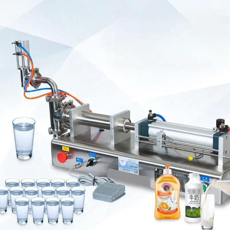 Top Selling Personalized Pneumatic Semi-Automatic Machinery Liquid Oil G1WG Paste Filling Machine