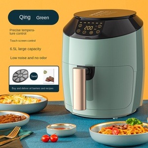 หม้อทอดไร้น้ำมันไฟฟ้า4ลิตรสำหรับทอดไร้น้ำมันในเตาอบหน้าจอดิจิตอล LCD และการทอดแบบไม่ติดกระทะ - Product Image 2