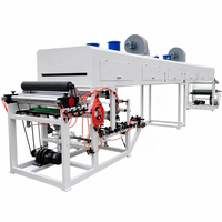 Pabrik produksi gulungan pita kotak OPP transparan perekat 1000mm 1300mm, mesin aplikasi pencetakan pelapisan lem PSA untuk pita selotip BOPP