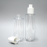 Botol Semprot Pompa PETG Transparan 100ml untuk Sablon, untuk Serum Perawatan Kulit, Toner Makeup, Lotion, Minyak Esensial, Parfum
