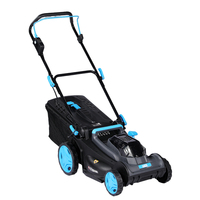 Tondeuse à gazon sans fil VORAN légère 20V, moteur sans balais, coupe-herbe électrique mini 320mm, machine portable pour petit jardin