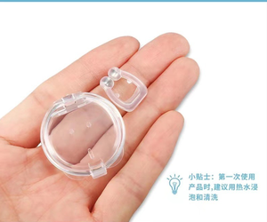 Dispositif anti-ronflement pour femmes et hommes, gadget correcteur de ronflement, élimination <span class=keywords><strong>du</strong></span> ronflement, pince nasale anti-ronflement - Product Image 6