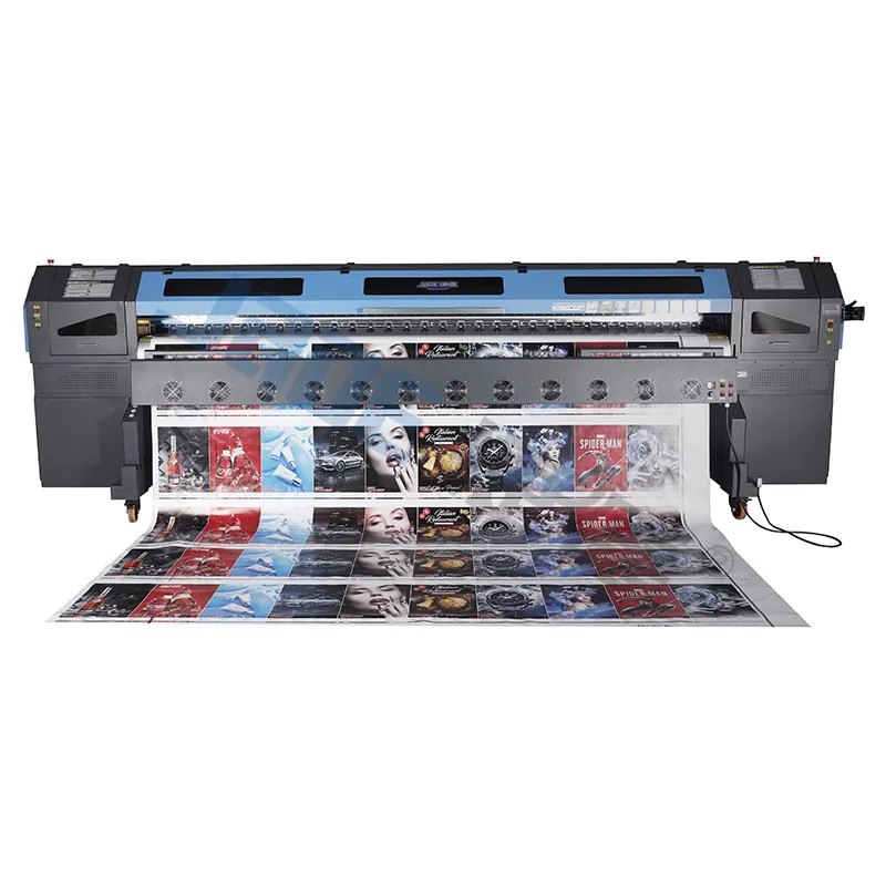 Precio de fábrica de jade 10 pies Konica 512i 1024i máquina de impresión solvente 3,2 M plotter de inyección de tinta digital para banner flexible y vinilo