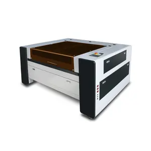 High accuracy outer rail Al blade up and down worktable 1390 100w co2 80w leather fabric laser cutter stone wood acrylic engraver cutting machine 1410 laser engraving