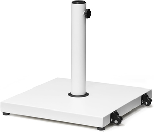 Support de parasol JH-Mech pour extérieur, multi-usages, facile à déplacer, avec roues, capacité de 43 lb, base carrée robuste pour parasol de patio - Product Image 1