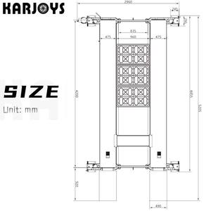 शीर्ष रैंकिंग 4-पोस्ट कार लिफ्ट का उपयोग मरम्मत के लिए संरेखण मशीन कार गैरेज भारी शुल्क उपकरण के साथ शीर्ष रैंकिंग 4-पोस्ट कार लिफ्ट का उपयोग - Product Image 2