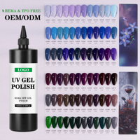 Échantillons gratuits de vernis à ongles 1KG TPO Hema Free Logo personnalisé Gel à ongles longue durée Soak Off Inodore Non Toxique UV Gel Polish Échantillons gratuits