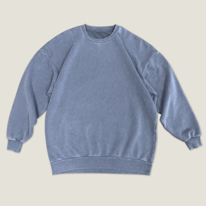 Sweat-shirt en molleton pour homme, mélange coton-polyester écologique, coupe ample, avec broderie, pour le sport et les occasions décontractées - Product Image 2