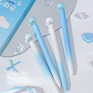 ปากกาลูกลื่นแบบหมุนรุ่นใหม่ คุณภาพสูง สไตล์อินเทรนด์ เหมาะสำหรับนักเรียน สอบเร็ว แห้งไว เขียนลื่น สีดำ - Product Image 4