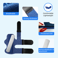 Attelle de Stabilisation des Doigts Respirante, Réglable, en Aluminium, pour Soulager la Douleur des Doigts
