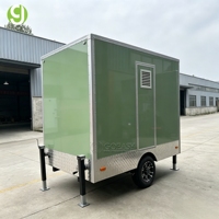 Goeasy Wholesale Modern Design Double Cabin Modular Outdoor Portable Toilet Steel Restroom Trailers