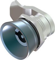 Loquet à quart de tour Yeeka 1416 de qualité supérieure en zinc moulé sous pression avec cylindre de verrouillage interchangeable pour armoires