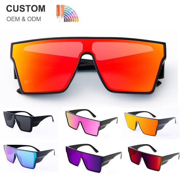 Sports Cycling Polarized Sunglasses Fashion Trend Square Oversized UV400 Safety Sunglasses Outdoor Sunglasses