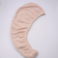 Serviette à cheveux en microfibre grande taille personnalisée, bonnet séchant réversible pour adultes, tissé en rouleau, pour la maison et l'hôtel