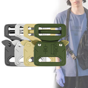 Có Thể Điều Chỉnh 27Mm Kim Loại Clip Cho Túi Đeo Vai Dây Đeo Ba Lô Màu Kim Loại Phát Hành Nhanh Chóng Khóa 1Inch Kim Loại Móc - Product Image 1