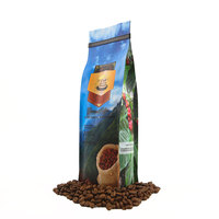 Sachets de café personnalisés avec valve, 125g 250g 500g 1kg 2kg, emballage de thé en grains de café écologiques