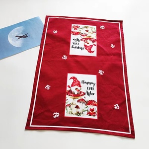 Wt08 <span class=keywords><strong>2025</strong></span> Tùy Chỉnh Bán Buôn Moq 1PC Sang Trọng Đầy Màu Sắc In Kỹ Thuật Số Tái Chế 100% Bông Nhà Bếp Trà Khăn Cho Khách Sạn - Product Image 4