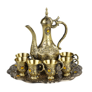 Service à vin de style européen pour la maison, verres à liqueur vintage pour mariage, carafe à vin créative russe - Product Image 1