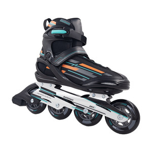 Poids léger Non-réglable Adulte Semisoft Inline Skate Chaussures Professionnel avec Cadre En Aluminium ABEC-9 Chrome Roulements - Product Image 1
